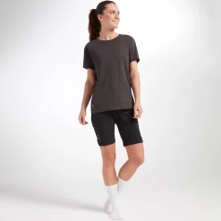 Black Sheep Cycling Adventure ActiveCotton Short Sleeve Womens Tee 10 Black Sheep Cycling Adventure ActiveCotton Short Sleeve Womens Tee -Black Sheep Sport Black Sheep Cycling Adventure ActiveCotton Short Sleeve Womens Tee Grey Marle 3