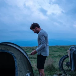 Black Sheep Cycling Adventure Merino Long Sleeve Tee 14 Black Sheep Cycling Adventure Merino Long Sleeve Tee -Black Sheep Sport Black Sheep Cycling Adventure Merino Long Sleeve Tee Grey 2