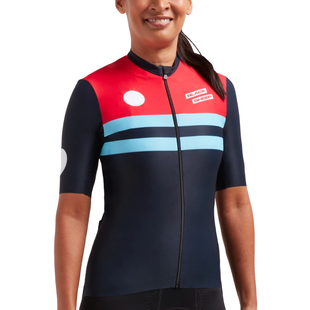 Black Sheep Cycling Classics Grand Prix WMN Womens LuxLite Short Sleeve Jersey 1 Black Sheep Cycling Classics Grand Prix WMN Womens LuxLite Short Sleeve Jersey