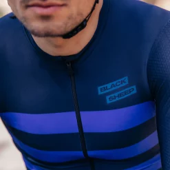 Black Sheep Cycling Classics Racing Aero Short Sleeve Jersey -Black Sheep Sport Black Sheep Cycling Classics Racing Aero Short Sleeve Jersey Tonal Blue 6