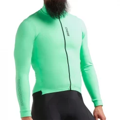 Black Sheep Cycling Elements Thermal Long Sleeve Jersey -Black Sheep Sport Black Sheep Cycling Elements Thermal Long Sleeve Jersey Neon Green