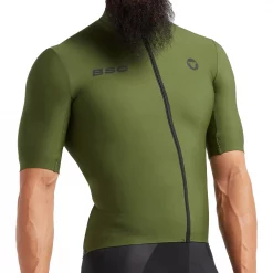 Black Sheep Cycling Elements Thermal Short Sleeve Jersey -Black Sheep Sport Black Sheep Cycling Elements Thermal Short Sleeve Jersey Black Forest Dark Green