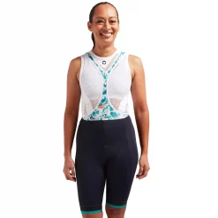 Black Sheep Cycling Essentials Japan Team Womens Bib Short -Black Sheep Sport Black Sheep Cycling Essentials Japan Team Womens Bib Short Sakura Green 1