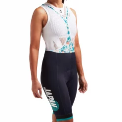 Black Sheep Cycling Essentials Japan Team Womens Bib Short -Black Sheep Sport Black Sheep Cycling Essentials Japan Team Womens Bib Short Sakura Green