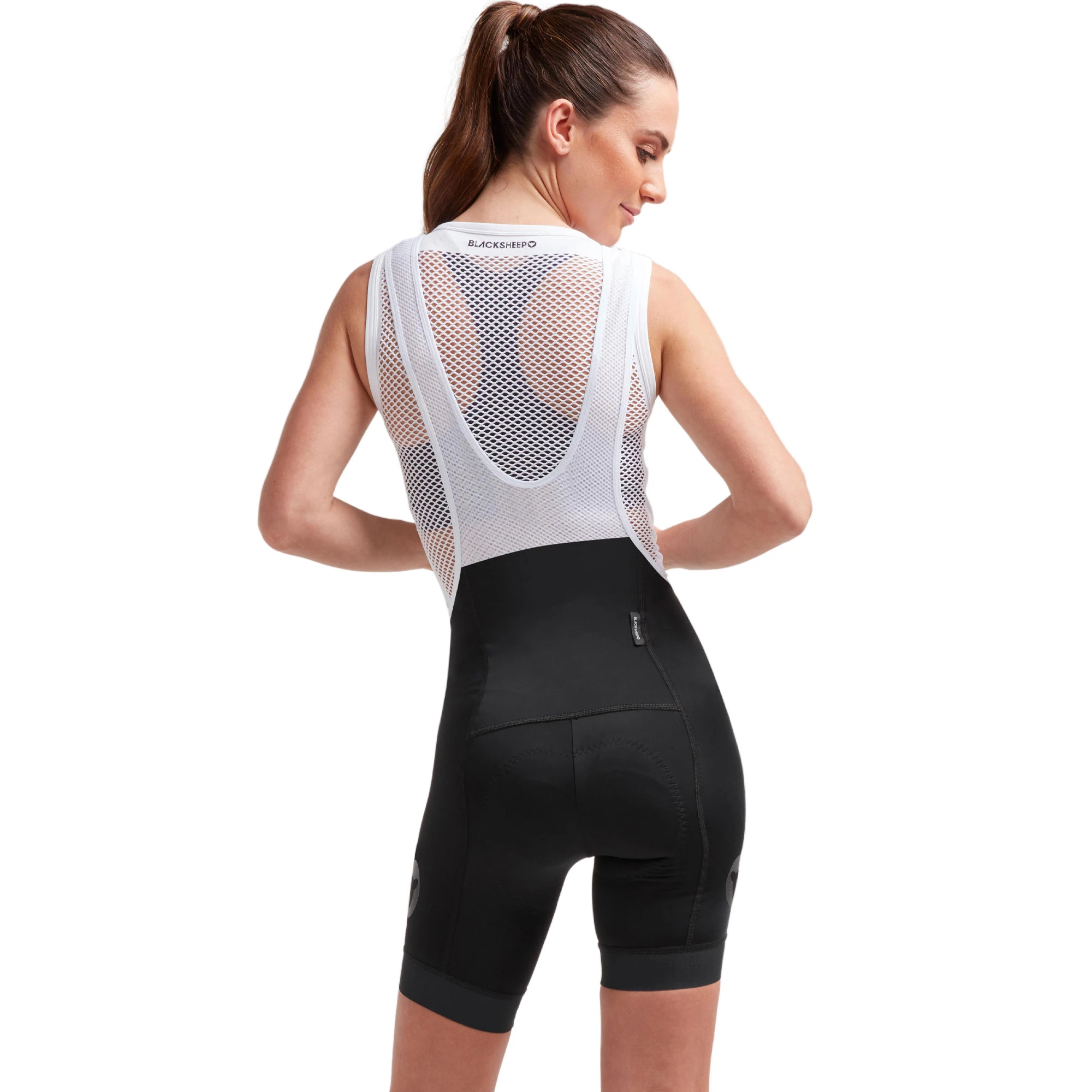 Black Sheep Cycling Essentials Team 2.0 Shorter Length Womens Bib Short 2 Black Sheep Cycling Essentials Team 2.0 Shorter Length Womens Bib Short - Image 2