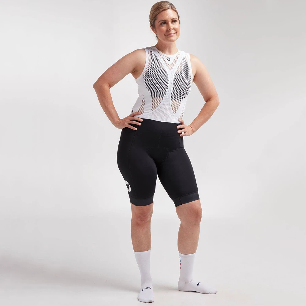 Black Sheep Cycling Essentials Team Regular Length Womens Bib Short 4 Black Sheep Cycling Essentials Team Regular Length Womens Bib Short - Image 4