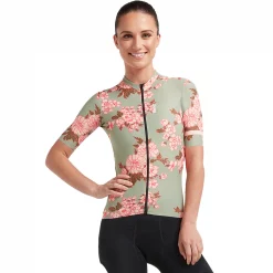 Black Sheep Cycling Florence Broadhurst LTD Womens Short Sleeve Jersey -Black Sheep Sport Black Sheep Cycling Florence Broadhurst LTD Womens Short Sleeve Jersey Green 1