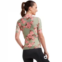 Black Sheep Cycling Florence Broadhurst LTD Womens Short Sleeve Jersey -Black Sheep Sport Black Sheep Cycling Florence Broadhurst LTD Womens Short Sleeve Jersey Green 2