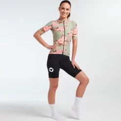 Black Sheep Cycling Florence Broadhurst LTD Womens Short Sleeve Jersey -Black Sheep Sport Black Sheep Cycling Florence Broadhurst LTD Womens Short Sleeve Jersey Green 3