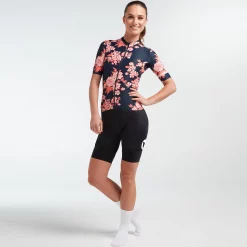 Black Sheep Cycling Florence Broadhurst LTD Womens Short Sleeve Jersey -Black Sheep Sport Black Sheep Cycling Florence Broadhurst LTD Womens Short Sleeve Jersey Navy Blue 3