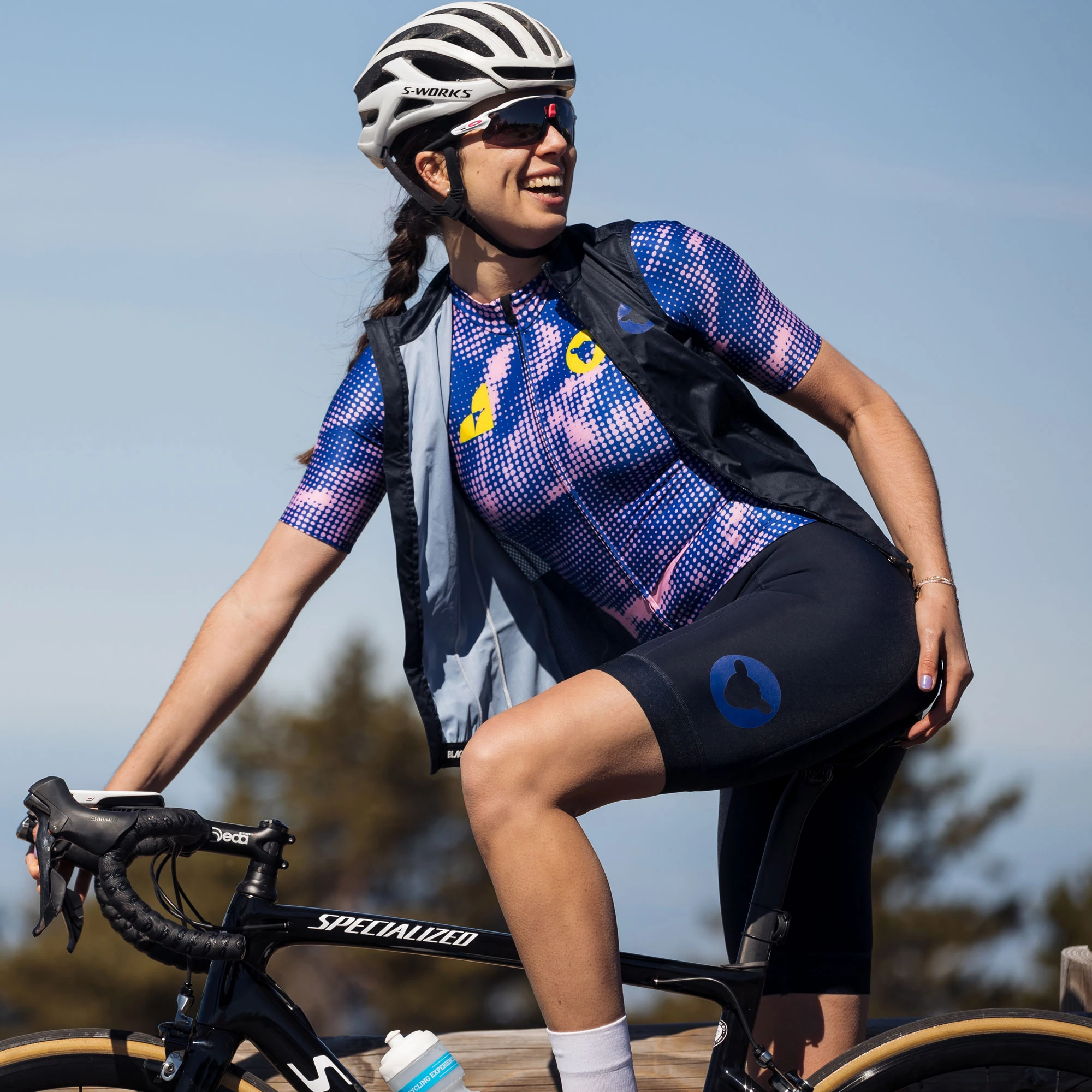 Black Sheep Cycling LTD Queens Team Womens Bib Short 4 Black Sheep Cycling LTD Queens Team Womens Bib Short - Image 4