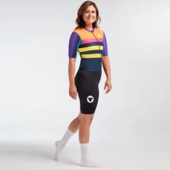 Black Sheep Cycling Classics Monuments LuxLite WMN Womens Short Sleeve Jersey -Black Sheep Sport Black Sheep Cycling Monuments LuxLite Womens Short Sleeve Jersey Paris Roubaix 2