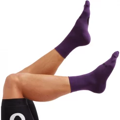 Black Sheep Cycling Perfect Crew Signature Socks -Black Sheep Sport Black Sheep Cycling Perfect Crew Signature Socks Plum