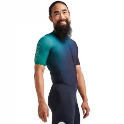 Black Sheep Cycling Racing Climbers Ombre Short Sleeve Jersey -Black Sheep Sport Black Sheep Cycling Racing Climbers Ombre Short Sleeve Jersey Green 1