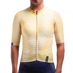 Black Sheep Cycling Team Collection Stripes Womens Short Sleeve Jersey 5 Black Sheep Cycling Team Collection Stripes Womens Short Sleeve Jersey -Black Sheep Sport Black Sheep Cycling Team Collection Stripes Womens Jersey Yellow White