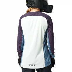 Fox Racing Defend Womens Long Sleeve Jersey 15 Fox Racing Defend Womens Long Sleeve Jersey -Black Sheep Sport Fox Racing Defend Womens Long Sleeve Jersey Light Grey 3