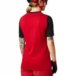 Fox Racing Ranger DR Womens Short Sleeve Jersey -Black Sheep Sport Fox Racing Ranger DR Womens Short Sleeve Jersey Chilli Red 3