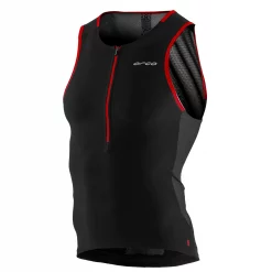 Orca 226 Perform Sleeveless Tri Top -Black Sheep Sport Orca 226 Perform Sleeveless Tri Top Black Orange