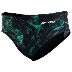 Orca Core Brief -Black Sheep Sport Orca Core Brief Green Print