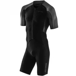 Orca RS1 Kona Aero Short Sleeve Trisuit -Black Sheep Sport Orca RS1 Kona Aero Short Sleeve Trisuit Black Silver