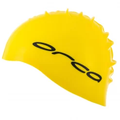 Orca Silicone Swim Cap -Black Sheep Sport Orca silicone swim cap yellow